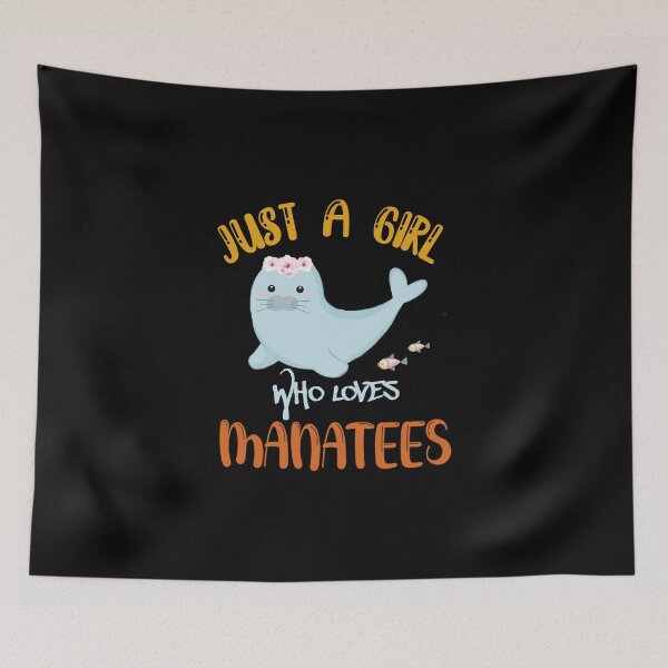 Item preview, JUST A GIRL WHO LOVES MANATEES  designed and sold by sssweetness.