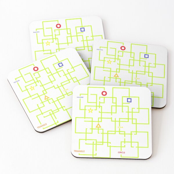 Item preview, labyrinth green shape transparent designed and sold by miaterinka.