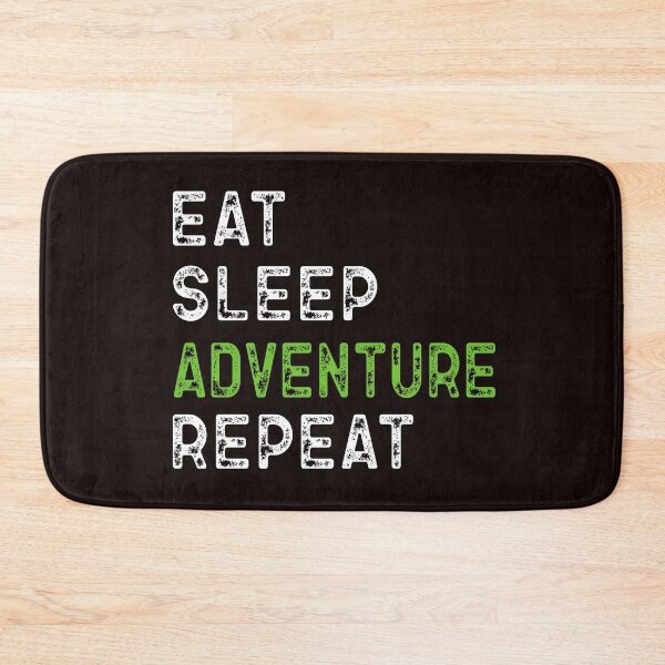 Item preview, Eat Sleep Adventure Repeat designed and sold by AnveeBubbles.