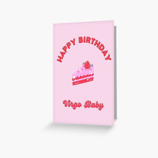 Item preview,  Virgo Birthday Card | Zodiac Sign | Earth Sign | August 23 September 22 designed and sold by miosoi studio.