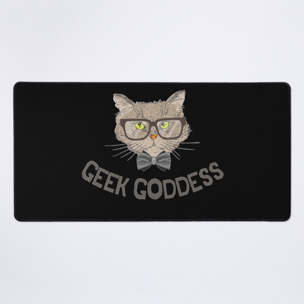 Item preview, Geek Goddess - Funny Cat (Black) designed and sold by iamwowie.