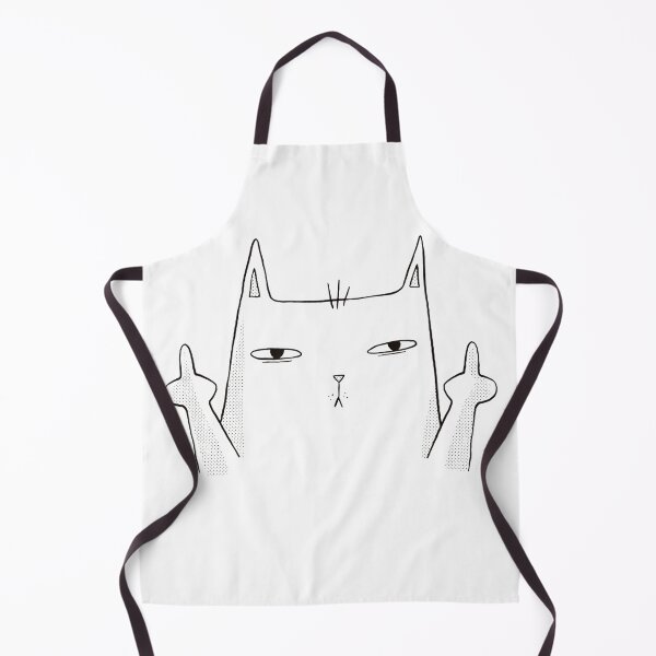 Item preview, Flip Off Cat, Middle Finger Cat designed and sold by HappyCatsStore.