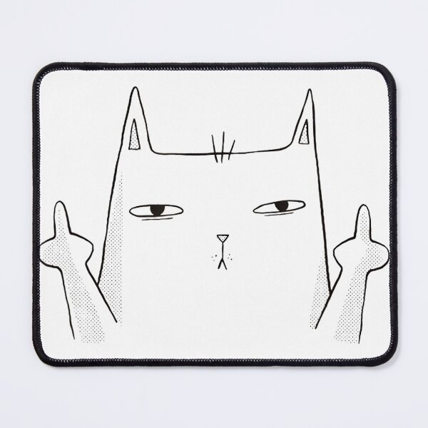 Item preview, Flip Off Cat, Middle Finger Cat designed and sold by HappyCatsStore.