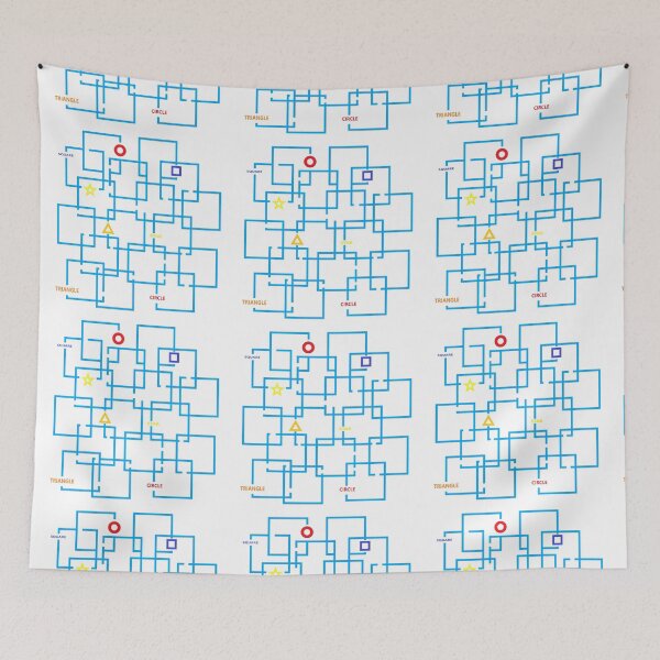 Item preview,  labyrinth blue shape transparent designed and sold by miaterinka.