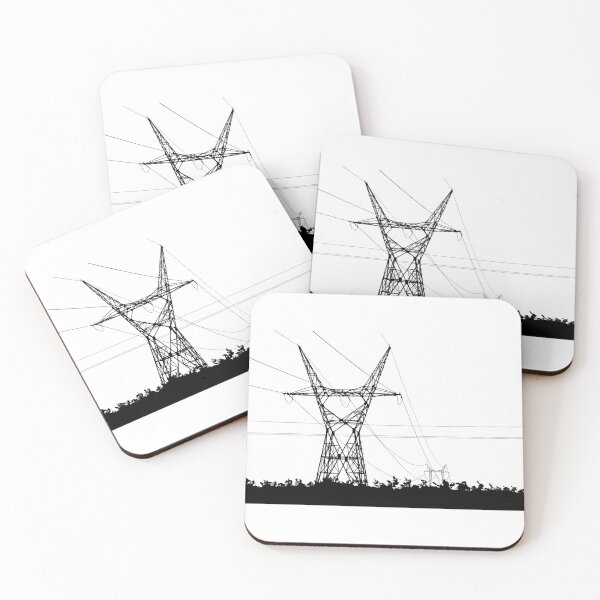 Item preview, Electric HT transmission towers art designed and sold by EngineersArt.
