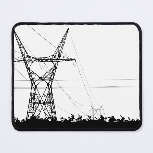 Item preview, Electric HT transmission towers art designed and sold by EngineersArt.