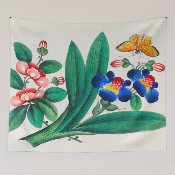 Item preview, Chinese vintage botanical art designed and sold by Artysannie.