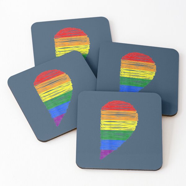 Item preview, Rainbow LGBT Matching Couple Pride designed and sold by LauraNeyJr.