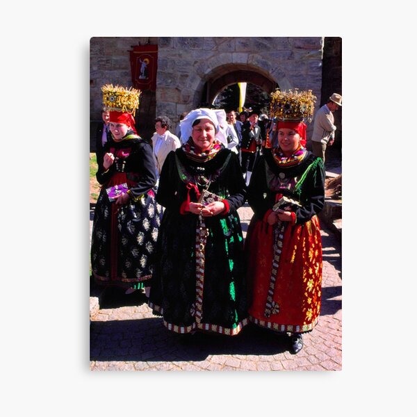 Effeltrich - Fränkische Tracht Canvas Print