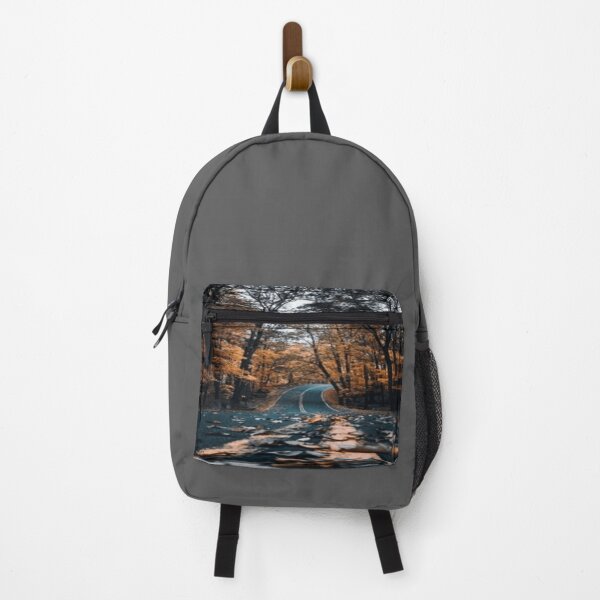 Item preview, Autumn road with leaves designed and sold by Rritu.