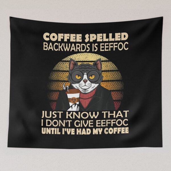 Item preview, Coffee Spelled Backwards designed and sold by aliceshe.