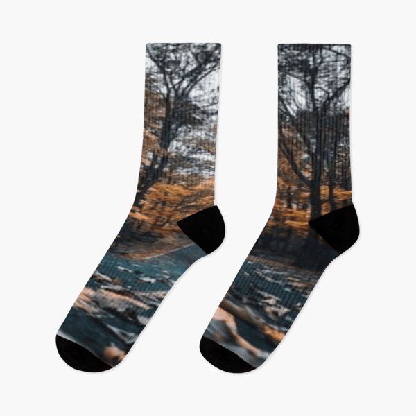 Item preview, Autumn road with leaves designed and sold by Rritu.