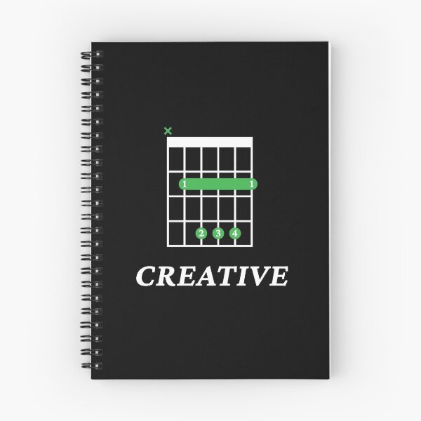 Item preview, B Creative B Guitar Chord Tab Dark Theme designed and sold by nightsworthy.