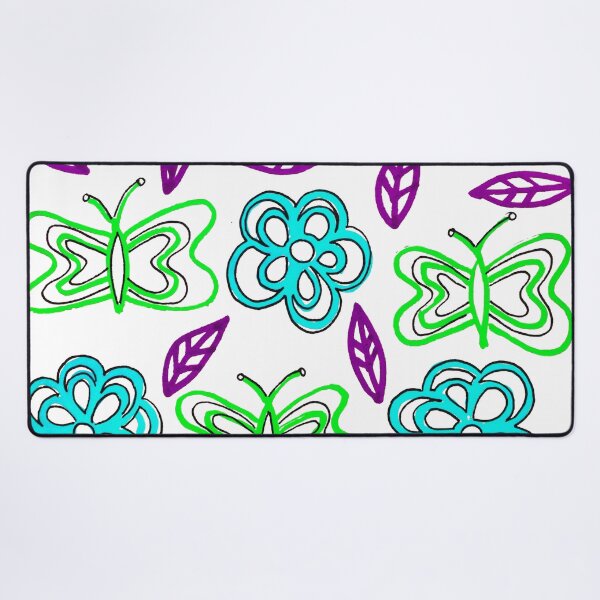 Item preview, Cute Doodle Art with Butterfly and floral Details designed and sold by MinArt Illustrations.