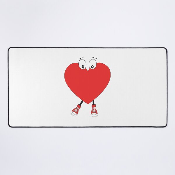 Item preview, Heart Shape Red Cute Love Character Illustration Design designed and sold by idovedesign.