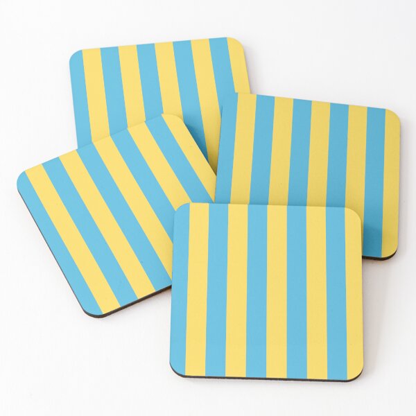 Item preview, Retro Mod Stripes - Yellow and Blue designed and sold by NobodysHero.