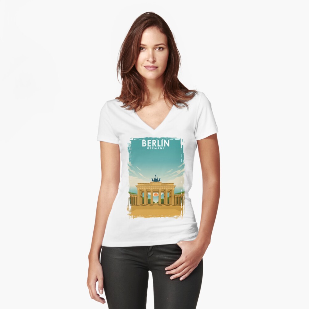 Artikel-Vorschau von Tailliertes T-Shirt mit V-Ausschnitt, designt und verkauft von jornvanhezik.