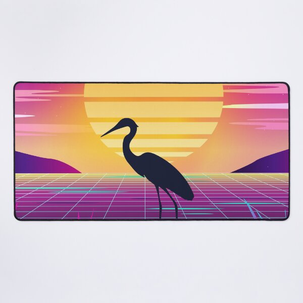 Item preview, Flamingo Retrowave designed and sold by MaiZephyr.