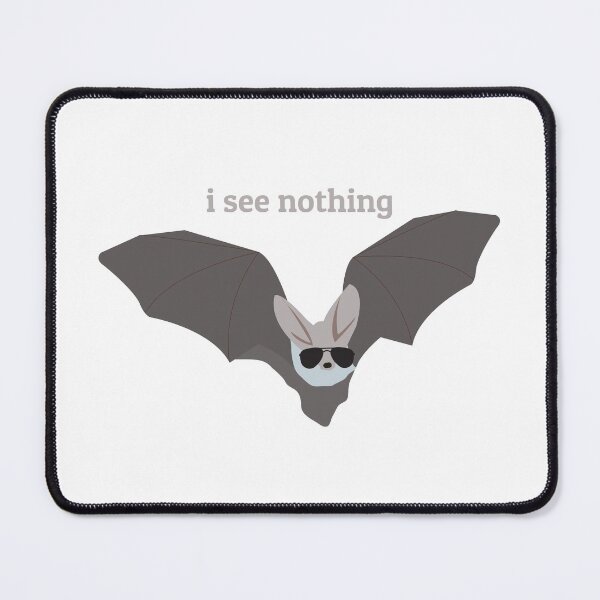 Item preview, I See Nothing - Bat Wearing Sunglasses Design designed and sold by idovedesign.