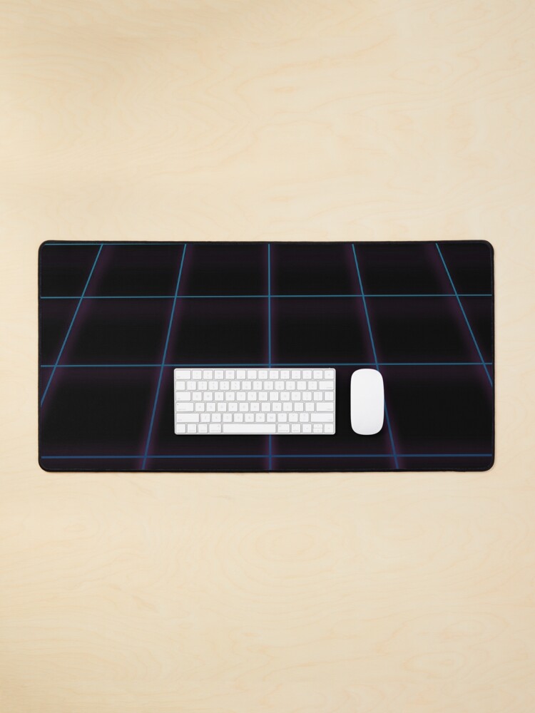 synthwave desk mat