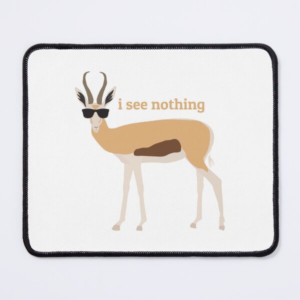 Item preview, I See Nothing - Antelope Wearing Sunglasses Design designed and sold by idovedesign.