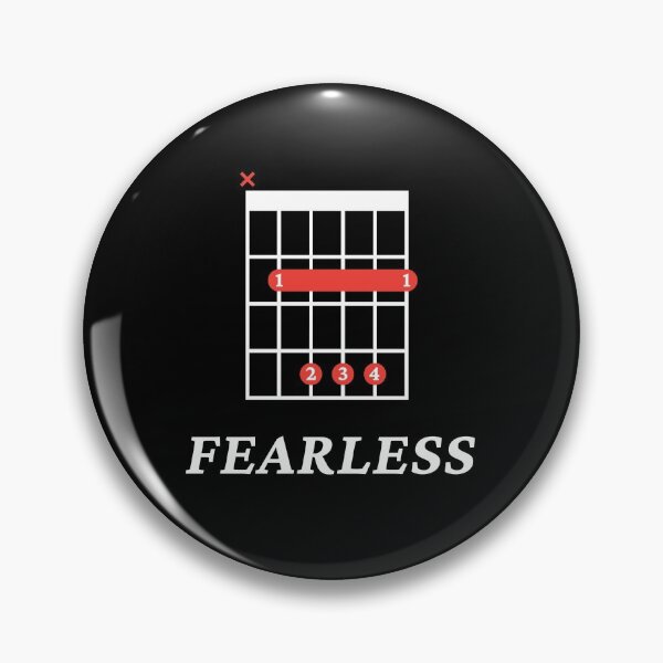 Item preview, B Fearless B Guitar Chord Tab Dark Theme designed and sold by nightsworthy.
