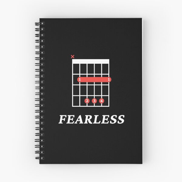 Item preview, B Fearless B Guitar Chord Tab Dark Theme designed and sold by nightsworthy.
