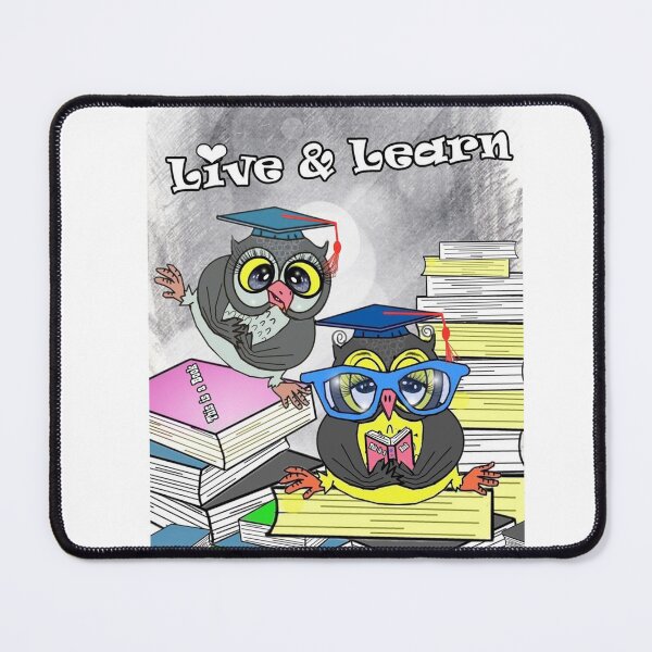 Item preview, Animal ( owls ) - Live and learn designed and sold by Shirley cute art .