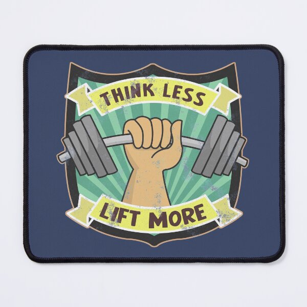 Item preview, Think Less, Lift More designed and sold by DA Art Shop.