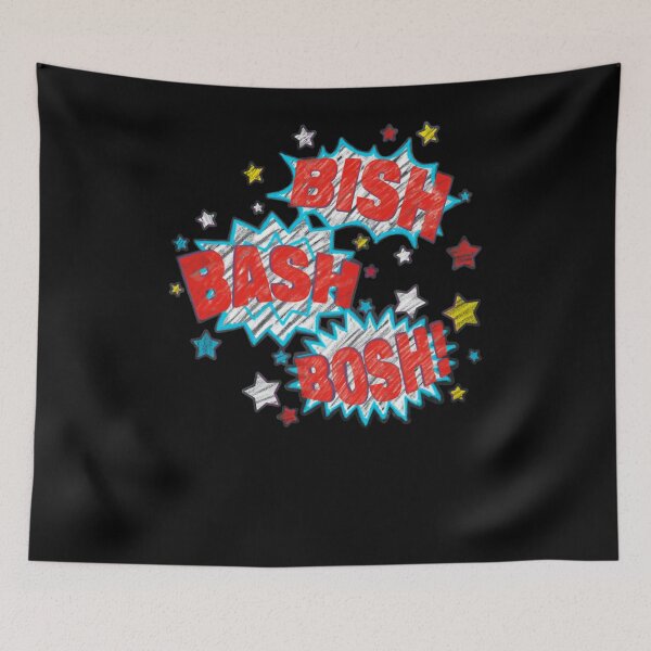 Item preview, Bish Bash Bosh - British Themed Chalkboard Art Design designed and sold by OskarKronberger.