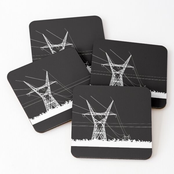 Item preview, Electric HT transmission towers art designed and sold by EngineersArt.
