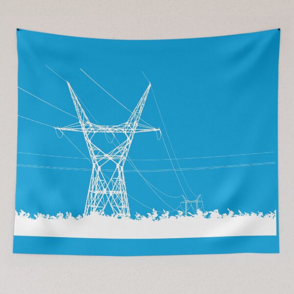 Item preview, Electric HT transmission towers art designed and sold by EngineersArt.