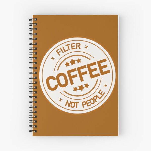 Item preview, Filter Coffee Not People designed and sold by Sticker-Flix.