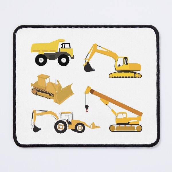 Item preview, Construction Trucks - Excavator, Crane, Bulldozer and Backhoe designed and sold by idovedesign.