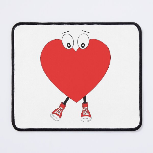 Item preview, Heart Shape Red Cute Love Character Illustration Design designed and sold by idovedesign.