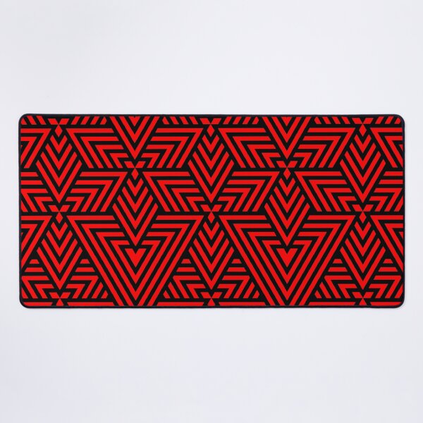 Item preview, Red and Black Repeating Triangle - Art Deco Pattern designed and sold by TMBTM.