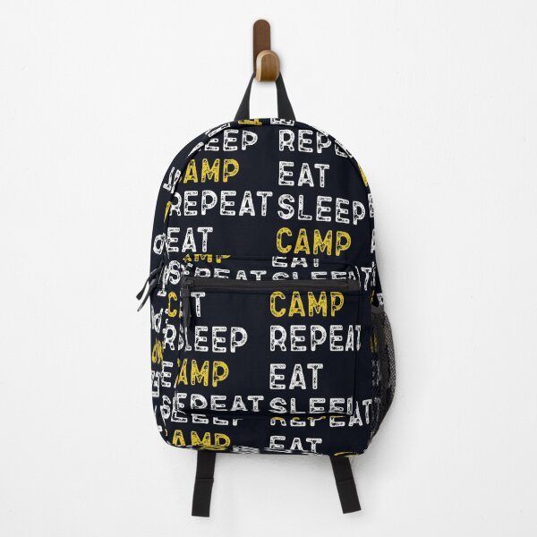 Item preview, Eat Sleep Camp Repeat designed and sold by AnveeBubbles.