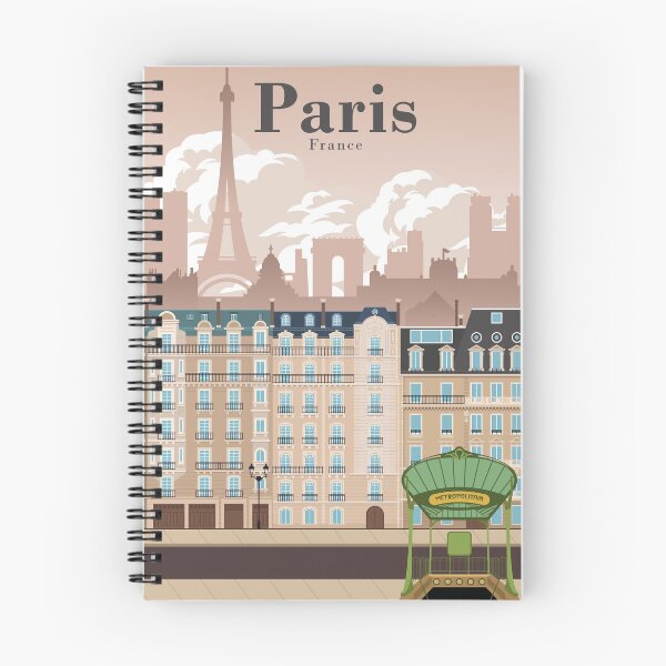 Item preview, Paris Skyline Travel Poster Minimal Vintage Style designed and sold by Stadify.