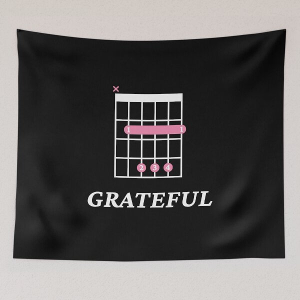 Item preview, B Grateful B Guitar Chord Tab Dark Theme designed and sold by nightsworthy.