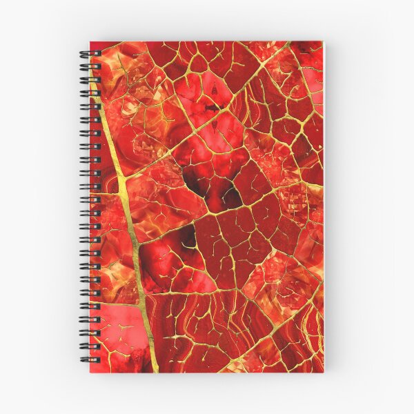 Item preview, Red Marble Leaf designed and sold by k9printart.