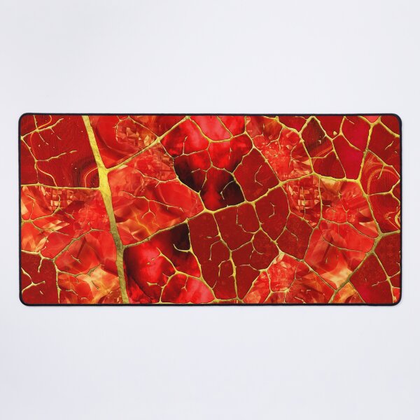 Item preview, Red Marble Leaf designed and sold by k9printart.
