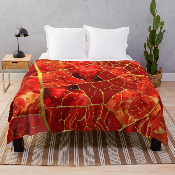 Item preview, Red Marble Leaf designed and sold by k9printart.