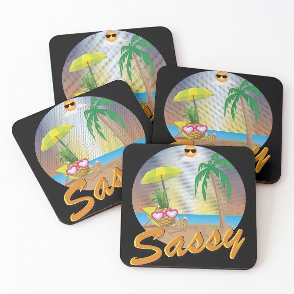 Item preview, Sassy Pineapple Enjoying Summer Vibes designed and sold by amishacreates.