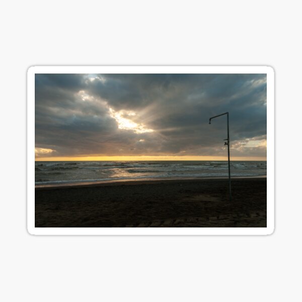 stormy sunset Sticker