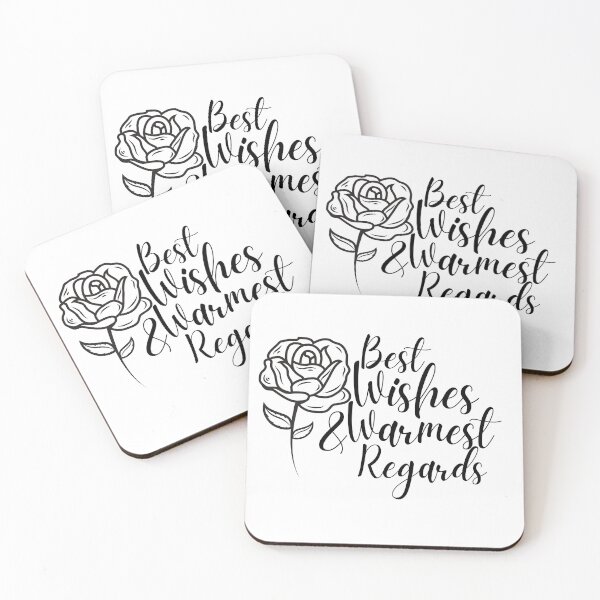 Item preview, "Best Wishes Warmest Regards" Schitts Creek Rose Print designed and sold by TopTrendNow.