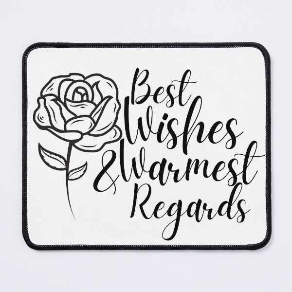 Item preview, "Best Wishes Warmest Regards" Schitts Creek Rose Print designed and sold by TopTrendNow.