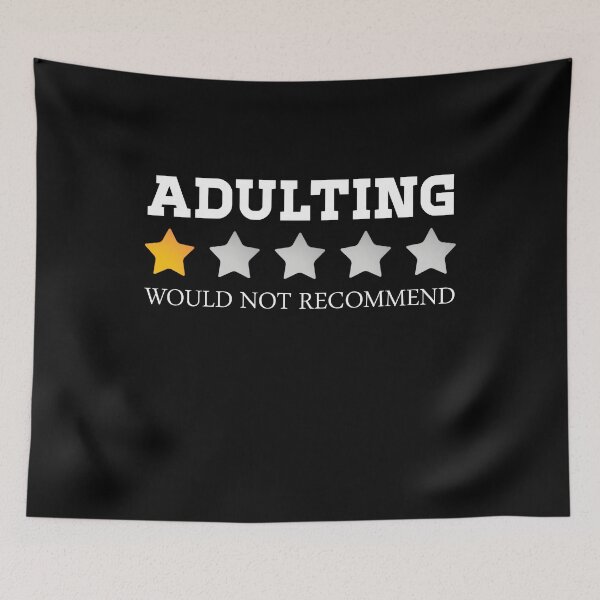 Item preview, Adulting Would Not Recommend designed and sold by Mohamedprf.
