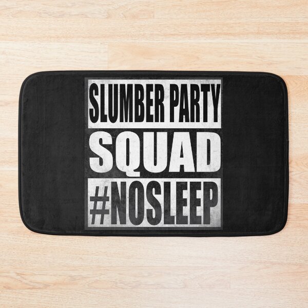 Item preview, Funny Slumber Party Squad Sleepover Pajama Nails And Makeup T-Shirt designed and sold by bestdesigns2020.