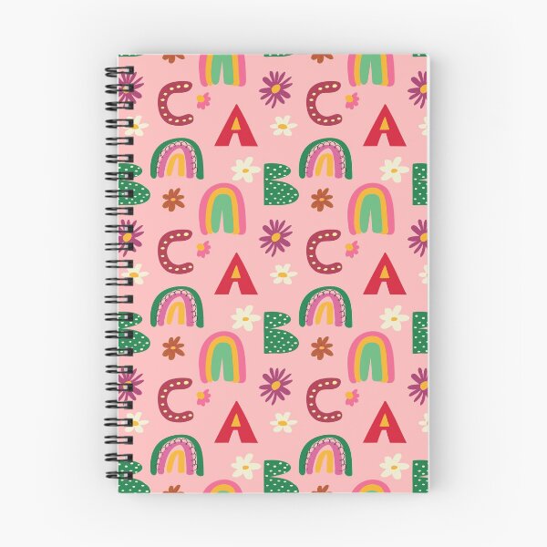 Aperçu de l'œuvre LETTRES DE COULEURS AMUSANTES, ARC-EN-CIEL ET FLEURS ! créée et vendue par BilberryCreate.