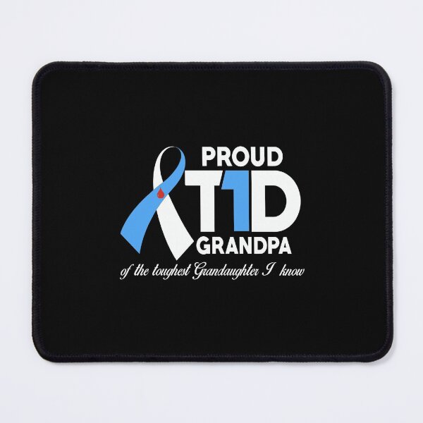 Item preview, Proud T1D Grandpa Of Granddaughter Diabetes Awareness Gift designed and sold by errettt.